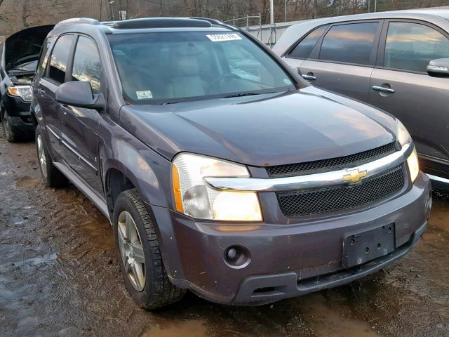 2CNDL63F976088569 - 2007 CHEVROLET EQUINOX LT GRAY photo 1