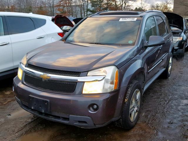 2CNDL63F976088569 - 2007 CHEVROLET EQUINOX LT GRAY photo 2