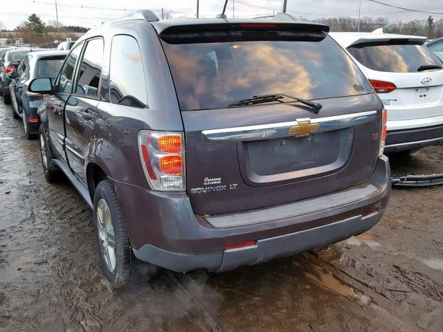 2CNDL63F976088569 - 2007 CHEVROLET EQUINOX LT GRAY photo 3