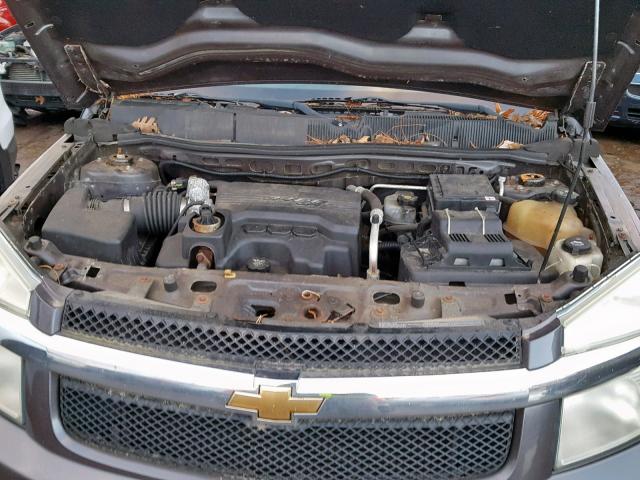 2CNDL63F976088569 - 2007 CHEVROLET EQUINOX LT GRAY photo 7