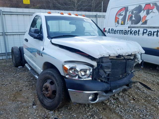 3D2WH46AX8G210845 - 2008 DODGE RAM 3500 S WHITE photo 1