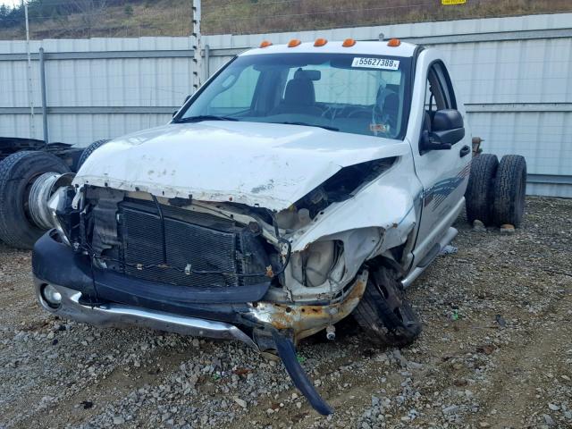 3D2WH46AX8G210845 - 2008 DODGE RAM 3500 S WHITE photo 2