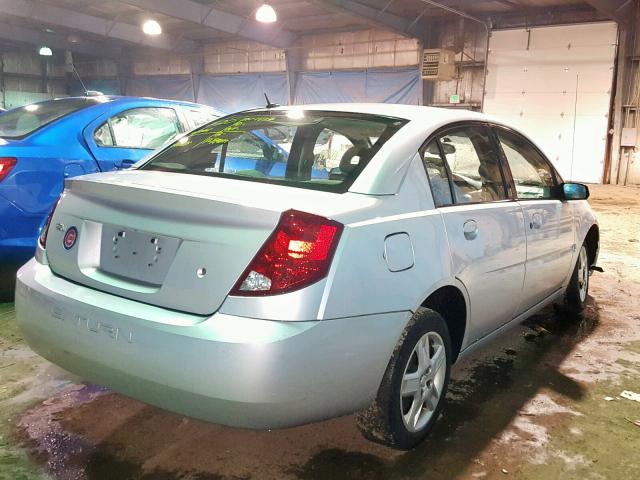 1G8AJ55FX6Z189167 - 2006 SATURN ION LEVEL SILVER photo 4