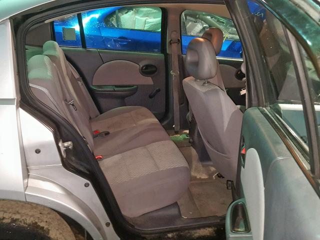 1G8AJ55FX6Z189167 - 2006 SATURN ION LEVEL SILVER photo 6