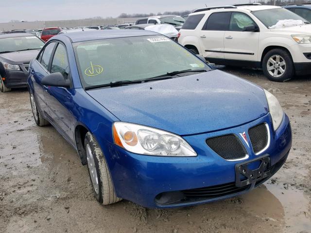 1G2ZF58B174142549 - 2007 PONTIAC G6 VALUE L BLUE photo 1