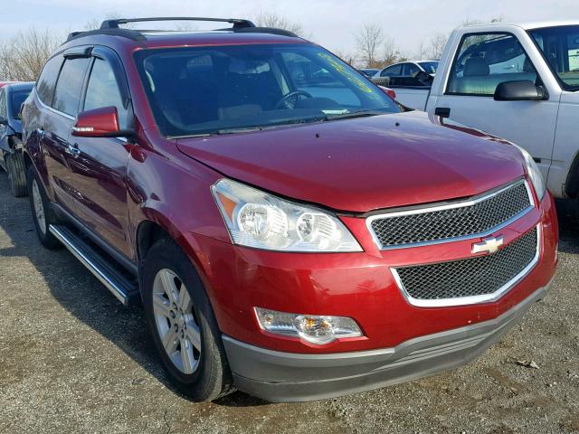 1GNKVGED1BJ194833 - 2011 CHEVROLET TRAVERSE L MAROON photo 1