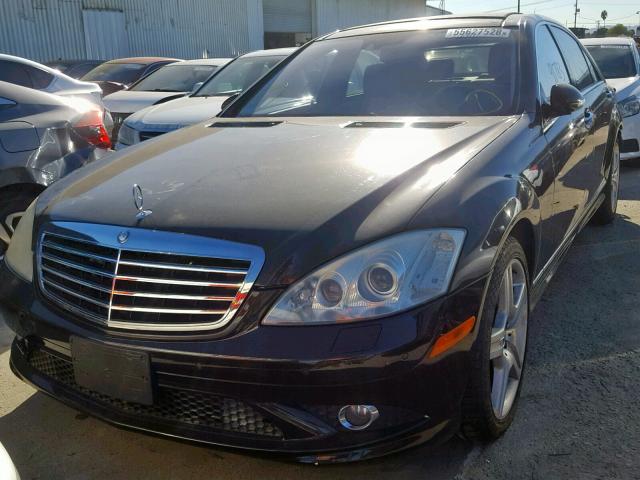 WDDNG71X28A194970 - 2008 MERCEDES-BENZ S 550 BLACK photo 2