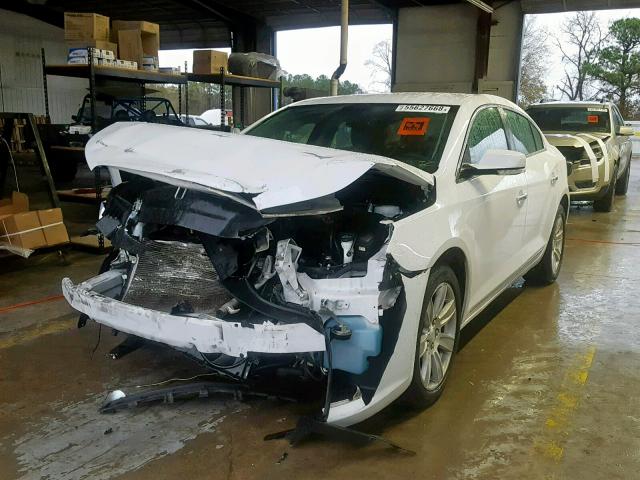 1G4GC5E31DF160134 - 2013 BUICK LACROSSE WHITE photo 2