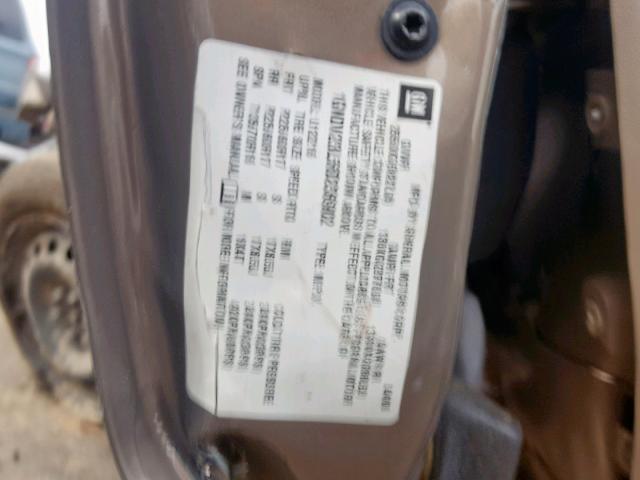 1GNDV23L56D236902 - 2006 CHEVROLET UPLANDER L 金色 照片 10