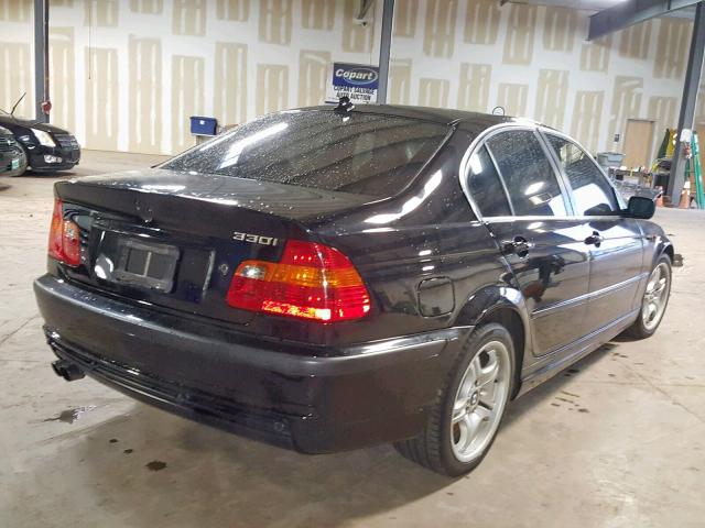 WBAEV534X4KM07950 - 2004 BMW 330 I BLACK photo 4