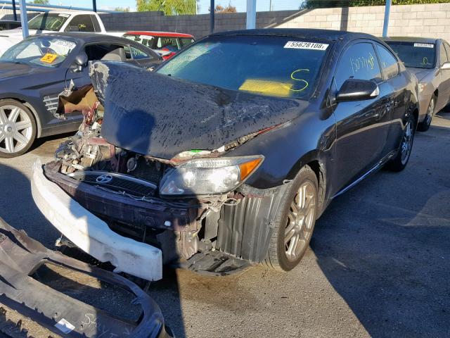 JTKDE177X50029548 - 2005 TOYOTA SCION TC შავი ფოტო 2