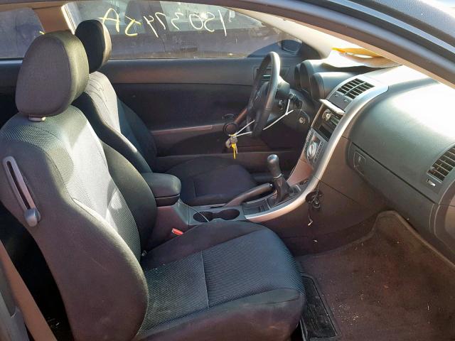 JTKDE177X50029548 - 2005 TOYOTA SCION TC შავი ფოტო 5