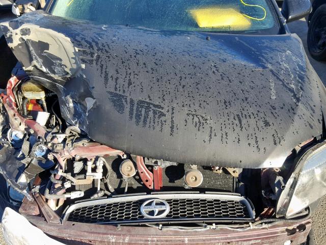 JTKDE177X50029548 - 2005 TOYOTA SCION TC შავი ფოტო 7