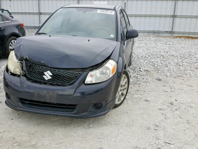 JS2YC415485103762 - 2008 SUZUKI SX4 CONVEN BLACK photo 2