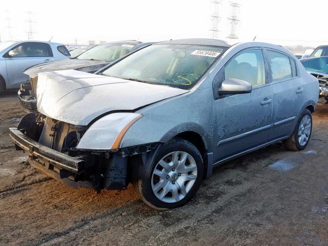 3N1AB6AP2BL699993 - 2011 NISSAN SENTRA 2.0 SILVER photo 2