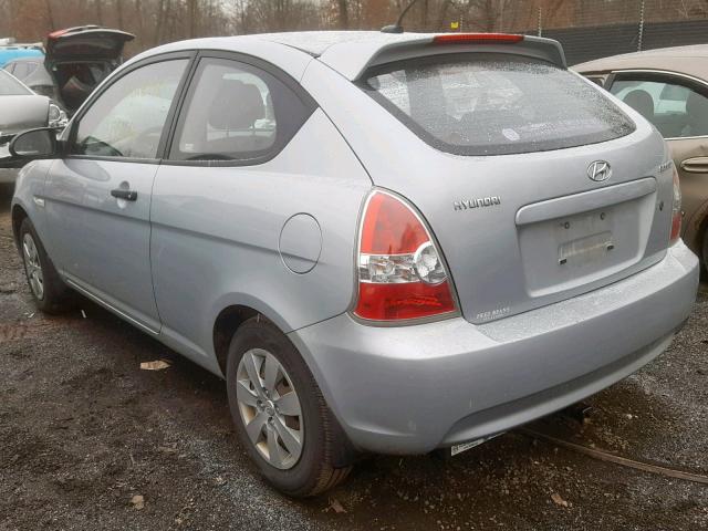 KMHCM36C19U122470 - 2009 HYUNDAI ACCENT GS BLUE photo 3