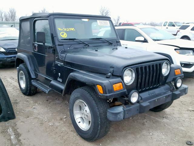 1J4FA49S51P362346 - 2001 JEEP WRANGLER / BLACK photo 1