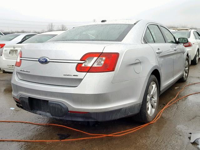 1FAHP2HW0CG137914 - 2012 FORD TAURUS SEL SILVER photo 4