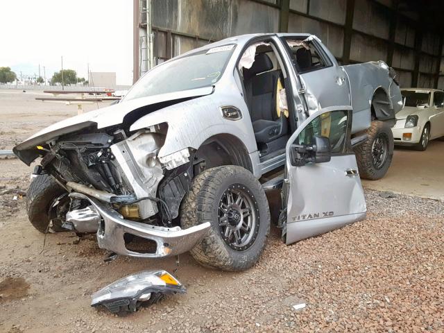 1N6BA1F40HN538974 - 2017 NISSAN TITAN XD S SILVER photo 2