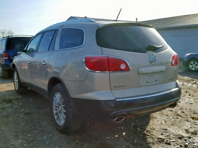 5GAKRCED9CJ167551 - 2012 BUICK ENCLAVE GOLD photo 3