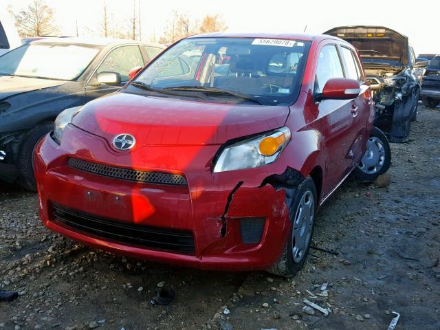 JTKKU10408J014145 - 2008 SCION XD RED photo 2