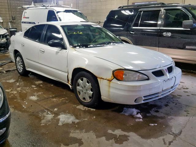 1G2NE52EX5M115139 - 2005 PONTIAC GRAND AM S WHITE photo 1