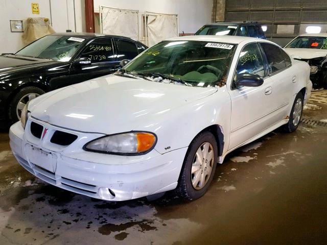 1G2NE52EX5M115139 - 2005 PONTIAC GRAND AM S WHITE photo 2