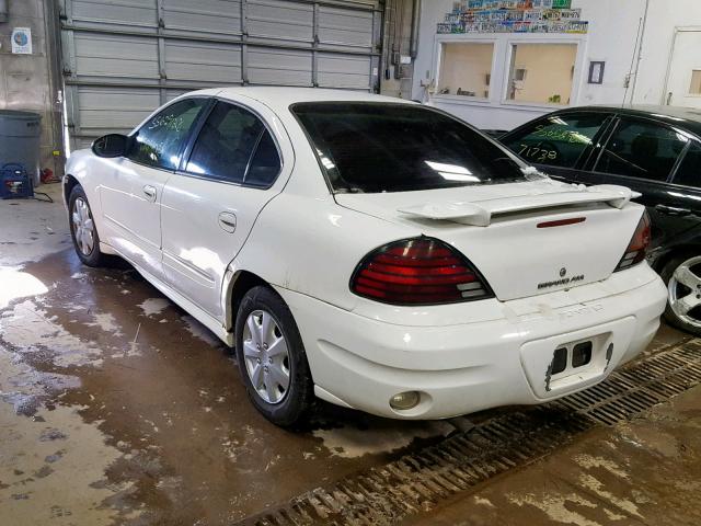 1G2NE52EX5M115139 - 2005 PONTIAC GRAND AM S WHITE photo 3