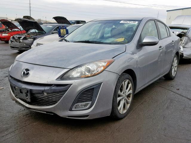 JM1BL1U66B1472107 - 2011 MAZDA 3 S GRAY photo 2