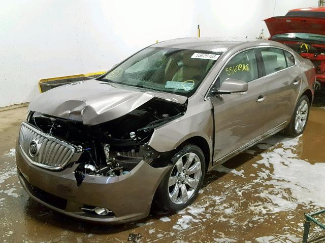 1G4GD5ED8BF250397 - 2011 BUICK LACROSSE C BROWN photo 2