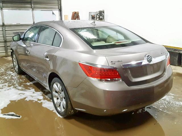 1G4GD5ED8BF250397 - 2011 BUICK LACROSSE C BROWN photo 3