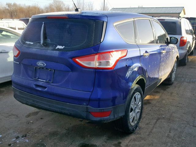 1FMCU0F74EUA67105 - 2014 FORD ESCAPE S BLUE photo 4