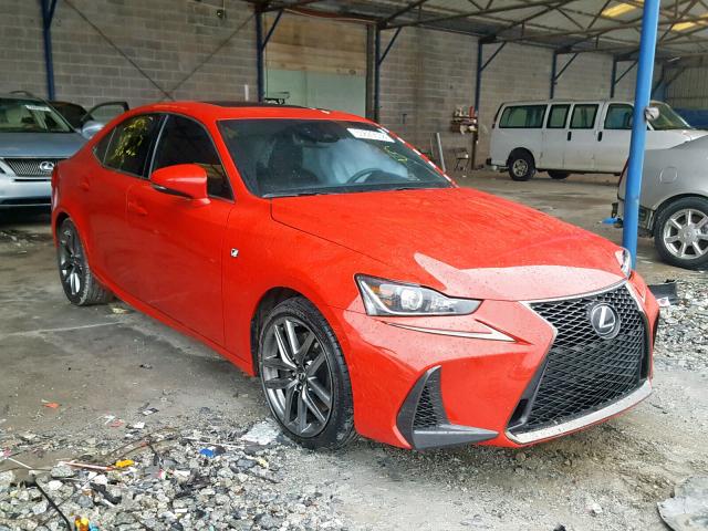 JTHBZ1D22J5032435 - 2018 LEXUS IS 350 RED photo 1