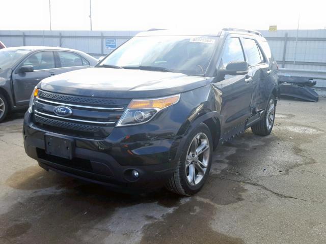 1FMHK8F82BGA02573 - 2011 FORD EXPLORER L BLACK photo 2