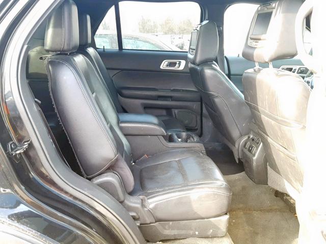 1FMHK8F82BGA02573 - 2011 FORD EXPLORER L BLACK photo 6