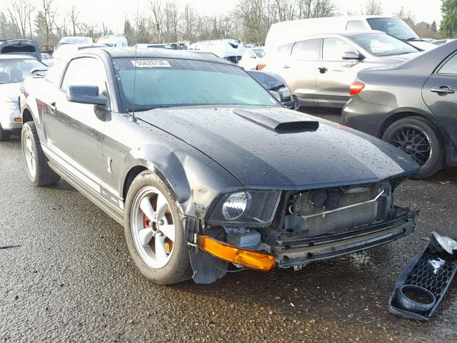 1ZVFT82H075258595 - 2007 FORD MUSTANG GT BLACK photo 1