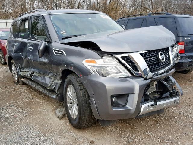 JN8AY2ND4J9053290 - 2018 NISSAN ARMADA SV GRAY photo 1