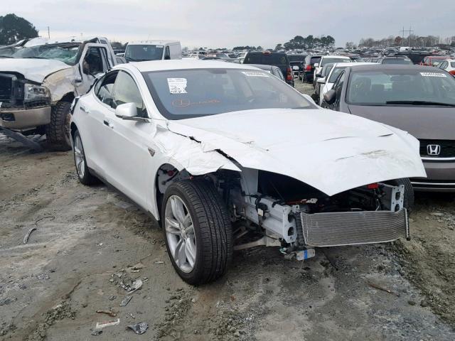 5YJSA1CN6DFP08652 - 2013 TESLA MODEL S WHITE photo 1