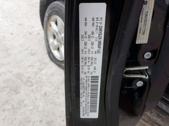 1C4NJCBA2ED777094 - 2014 JEEP COMPASS SP 黑色 照片 10