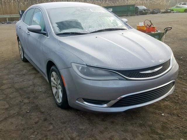 1C3CCCABXFN552353 - 2015 CHRYSLER 200 LIMITE SILVER photo 1