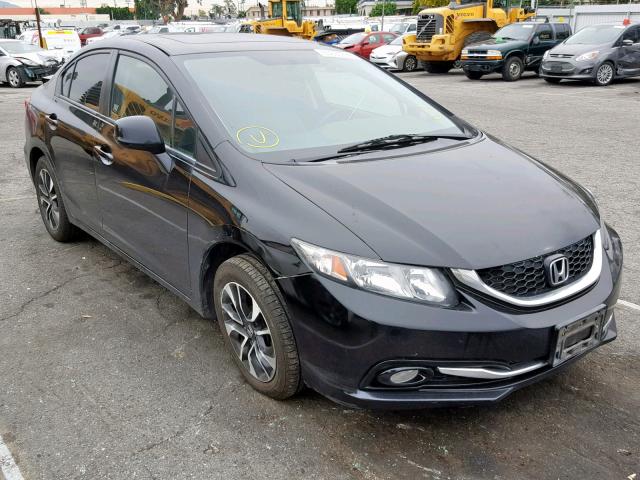 2HGFB2F91DH511970 - 2013 HONDA CIVIC EXL BLACK photo 1