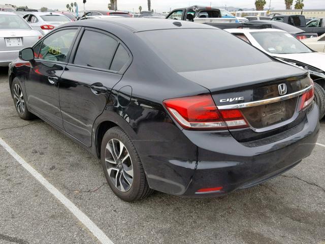 2HGFB2F91DH511970 - 2013 HONDA CIVIC EXL BLACK photo 3