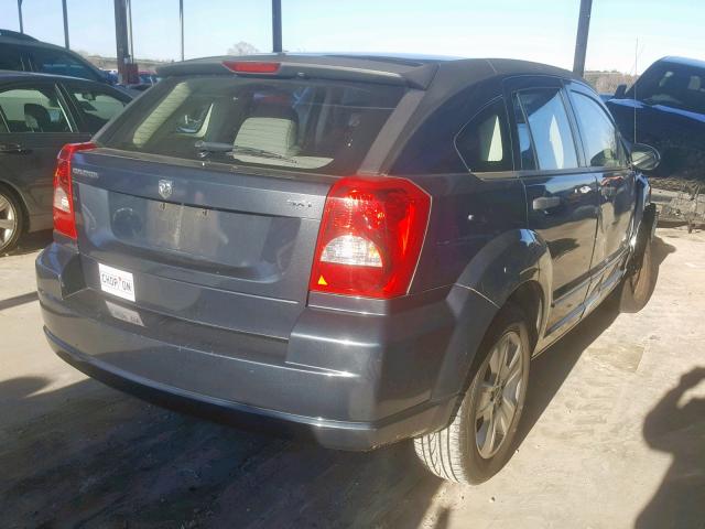 1B3HB48BX7D404678 - 2007 DODGE CALIBER SX BLUE photo 4