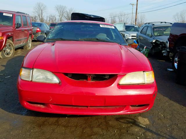 1FALP42T2SF201489 - 1995 FORD MUSTANG GT RED photo 10