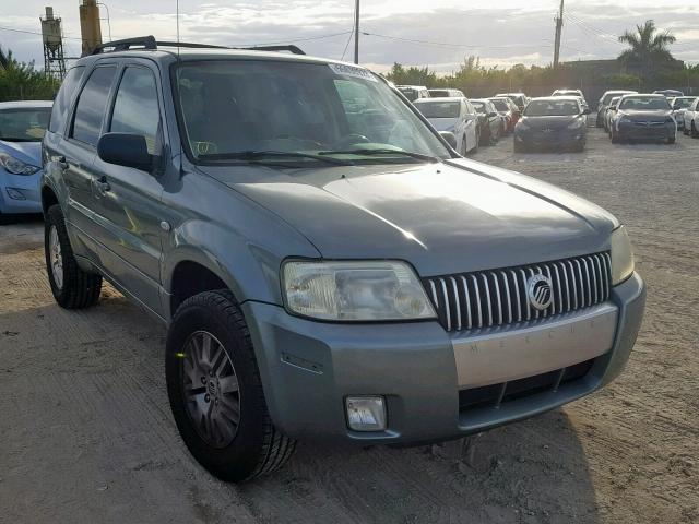 4M2CU56166KJ10489 - 2006 MERCURY MARINER TEAL photo 1