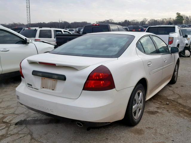 2G2WP522451201546 - 2005 PONTIAC GRAND PRIX თეთრი ფოტო 4