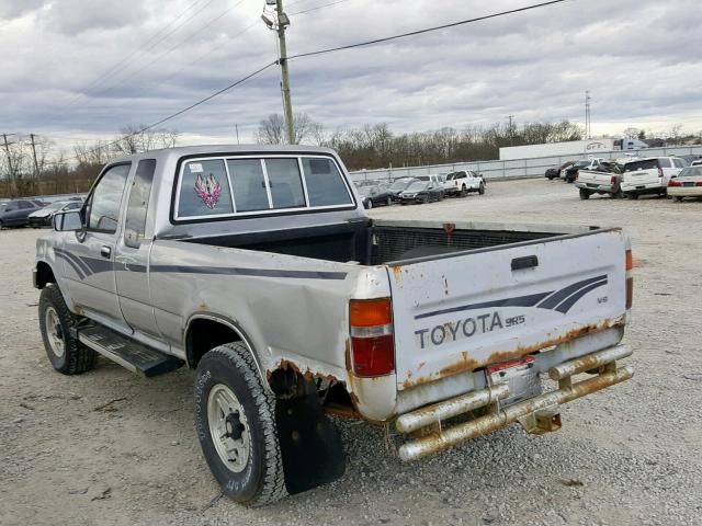 JT4VN13G9N5085758 - 1992 TOYOTA PICKUP 1/2 GRAY photo 3