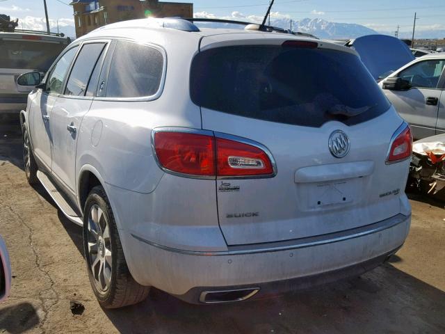 5GAKVCKD6HJ119190 - 2017 BUICK ENCLAVE WHITE photo 3