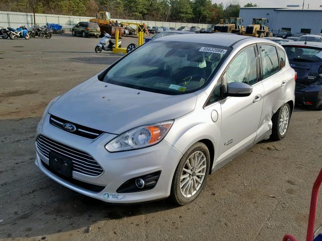 1FADP5CU2FL105063 - 2015 FORD C-MAX PREM SILVER photo 2