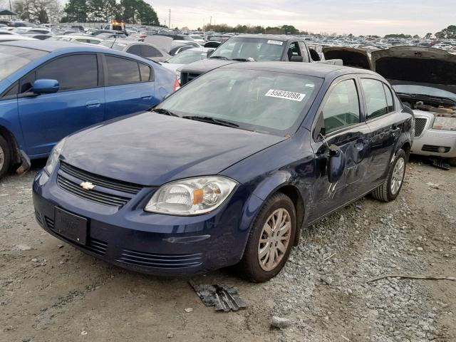 1G1AD5F54A7144337 - 2010 CHEVROLET COBALT 1LT BLUE photo 2